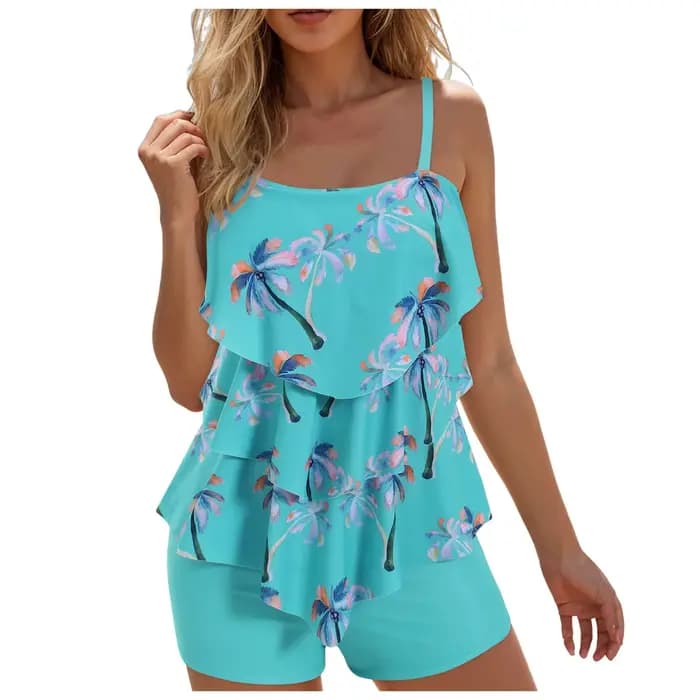 Ensembles de bikinis taille haute pour femmes