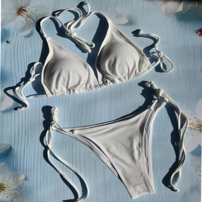 Maillot de bain à lacets pour femmes