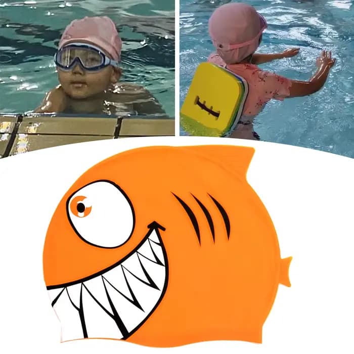 Bonnet de bain en forme de requin