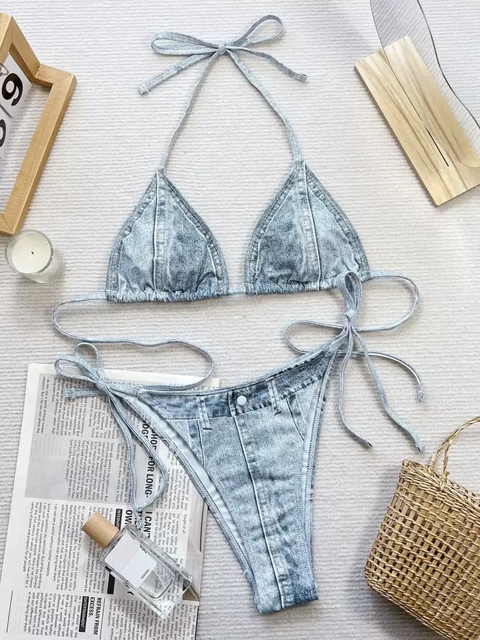 Maillot de bain sexy imprimé pour femmes