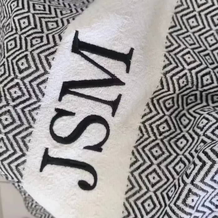 Serviette de plage turque ultra douce personnalisée