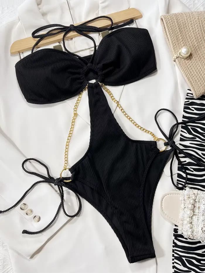 Maillot de bain une pièce noir