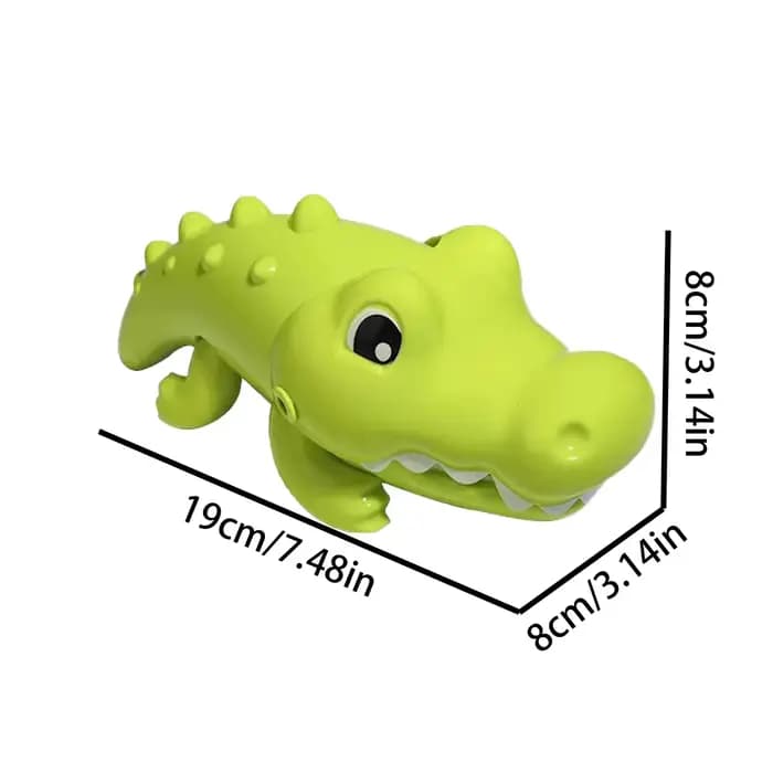 Nouveau jouet de bain crocodile créatif-amusant jeu d'eau pour bébé et jeu de pêche pour les enfants, jouet d'apprentissage éducatif pour le développement du bain