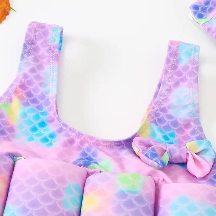 Maillot de Bain Flottant pour Fille de 1 à 5 Ans, Nouvelle Collection d'Été