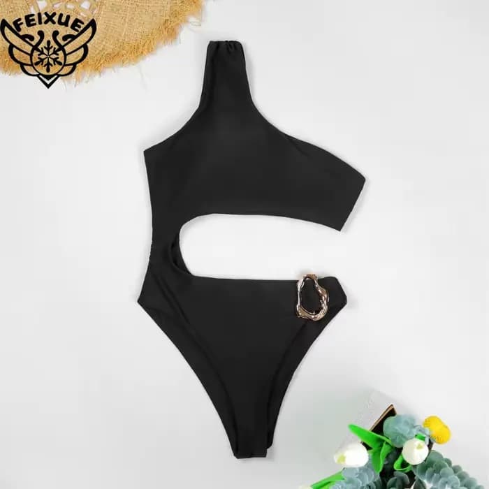 Une épaule 2025 Sexy femmes une pièce maillot de bain