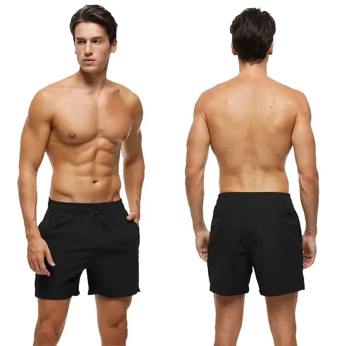 Escatch-Short de Natation Respirant pour Homme, Bermuda Masculin, Taille artificiel astique, Doublure en Maille avec Poche, Mode dehors, Été, Marque