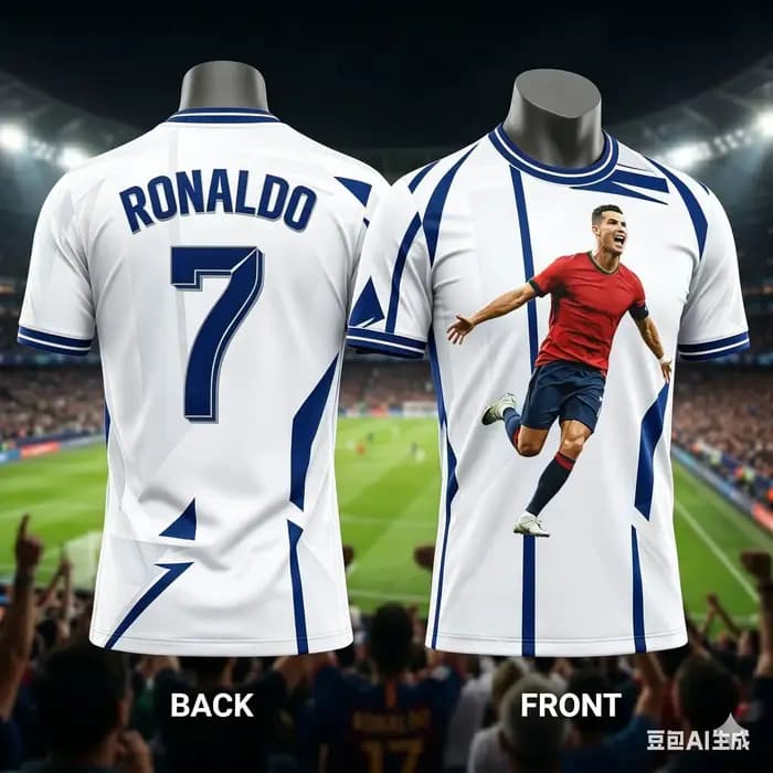Maillot de foot pour homme Ronaldo #   Maillot de football édition spéciale 7 pour hommes, femmes et enfants, maillot de football commémoratif, vêtements de sport à séchage rapide