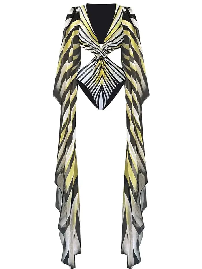 Nouveau Maillot de Bain Femme 2026 – Combinaison Sexy Imprimée Tendance