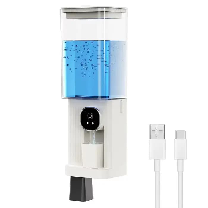 2026 nouveau distributeur de bain de bouche pour salle de bain, distributeurs de bain de bouche intelligents de 700ML, distributeur de bain de bouche automatique mural