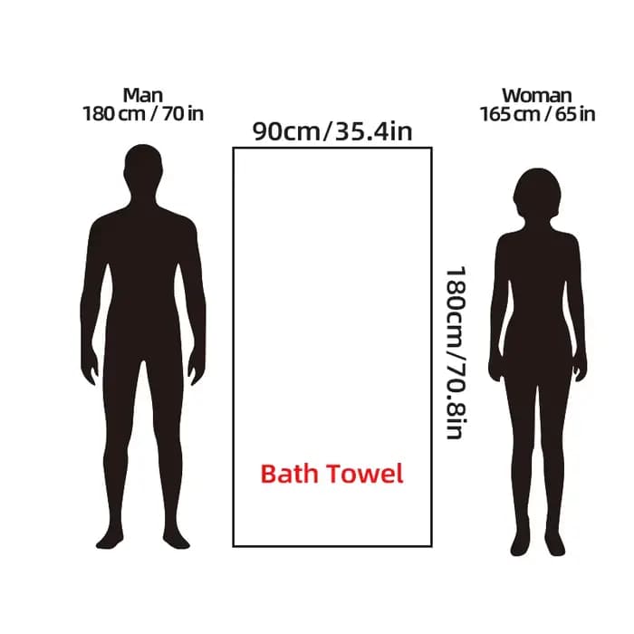Grands serviettes de bain en microfibre polaire corail épaisse de couleur unie
