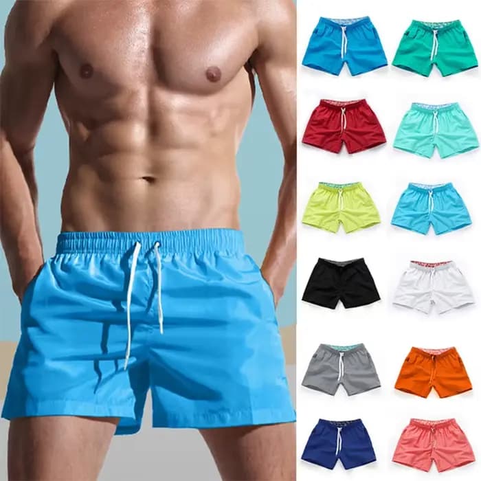 Shorts de plage d'été pour hommes, shorts de natation, shorts de sport décontractés, shorts de jogging à séchage rapide, shorts de surf de mer, shorts de planche pour hommes