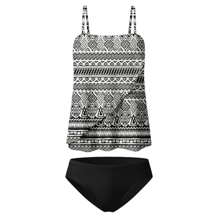 Maillot de bain bikini sexy deux pièces pour femme, tissu polyester tendance importé de Corée, adapté à la natation et aux sports nautiques