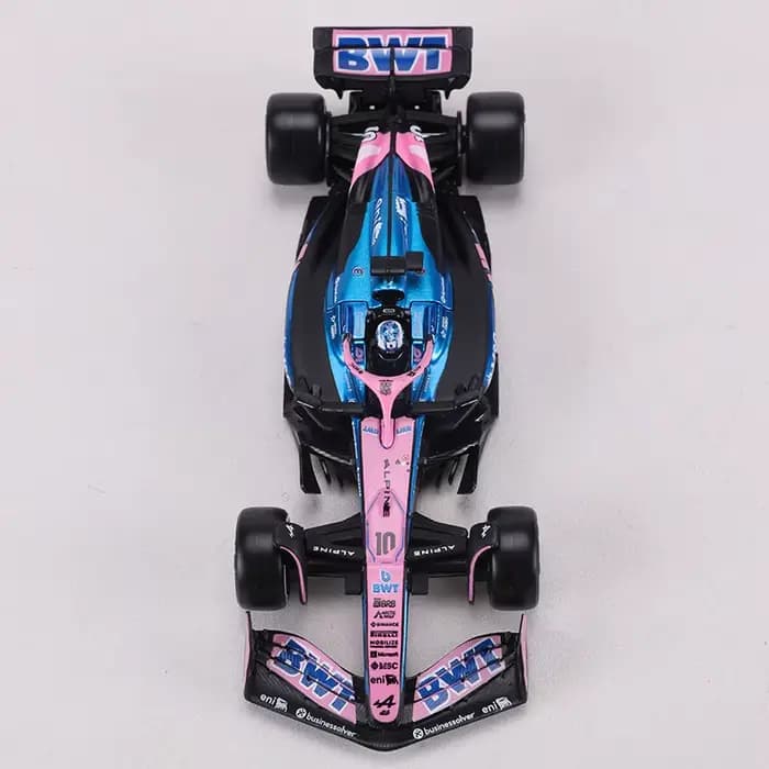 Burago 1:43 F1 voiture de course alpin A525 NO.10 Pierre Gasly formule un modèle de voiture en alliage d'équipe
