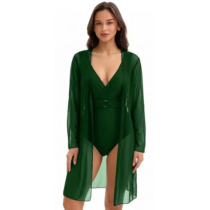Maillot de bain une pièce sexy pour femme avec coupe monokini et découpes