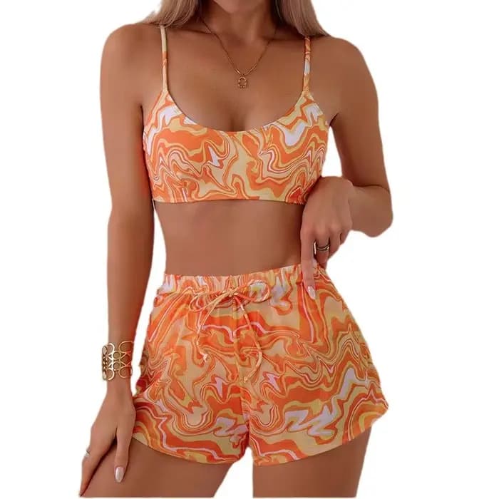 Cikini-Ensemble Bikini Trois Pièces pour Femme