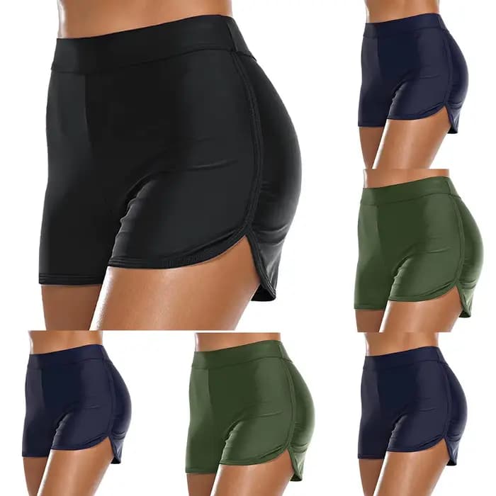 Short de bain femme taille haute conseil maillot