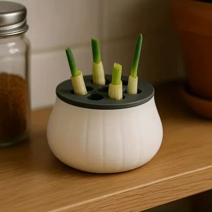Pots à fleurs pour oignons verts, pots pour plantes, graines hydroponiques, mini pots en plastique, système de culture hydroponique pour la maison et la cuisine, pots et jardinières de jardin
