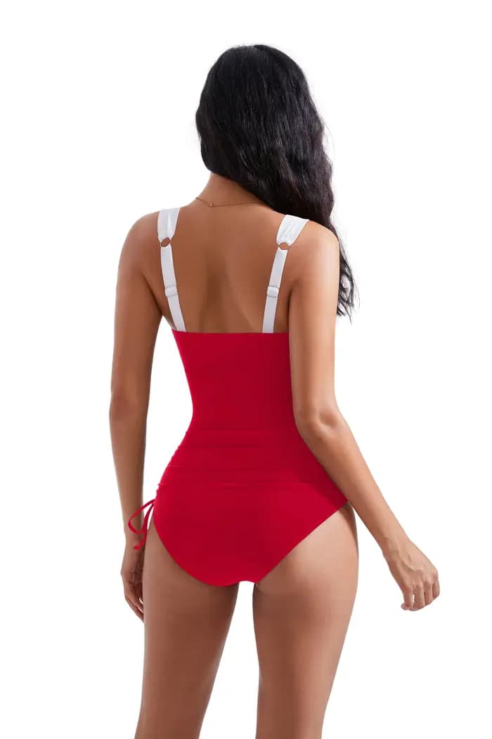 Maillot de bain une pièce sexy d'été grande taille push-up pour femme