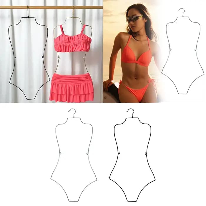 Présentoir de maillot de bain en forme de corps