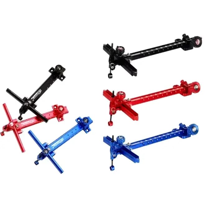 SOOHUPET 6/9 pouces tir à l'arc recourbé vue réglable en alliage d'aluminium pour tir en plein air accessoires de chasse