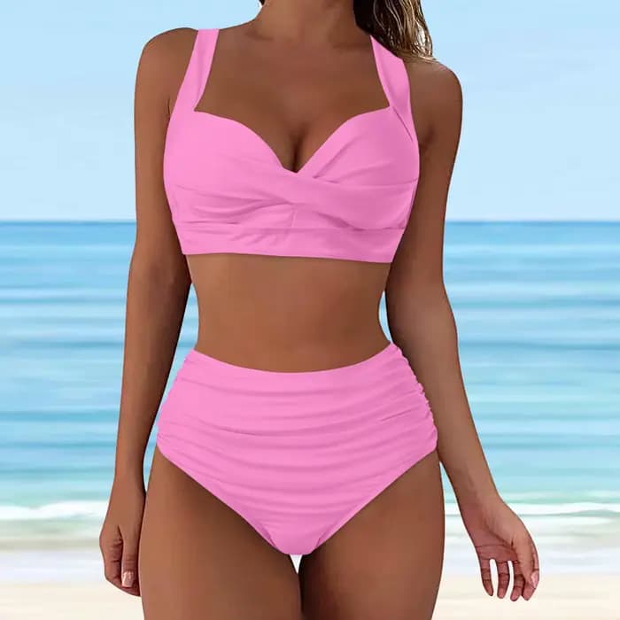 Maillot de bain bikini deux pièces pour femme
