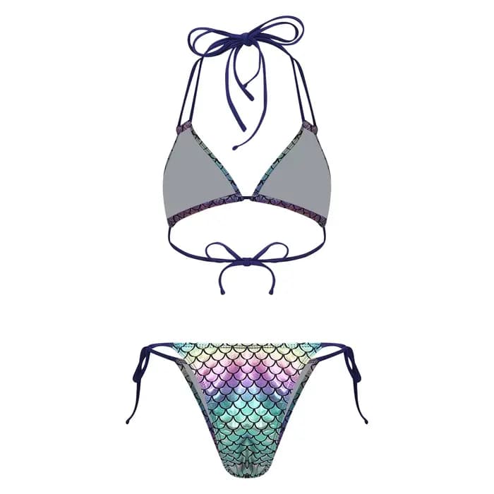 Maillot de bain bikini sirène pour femmes