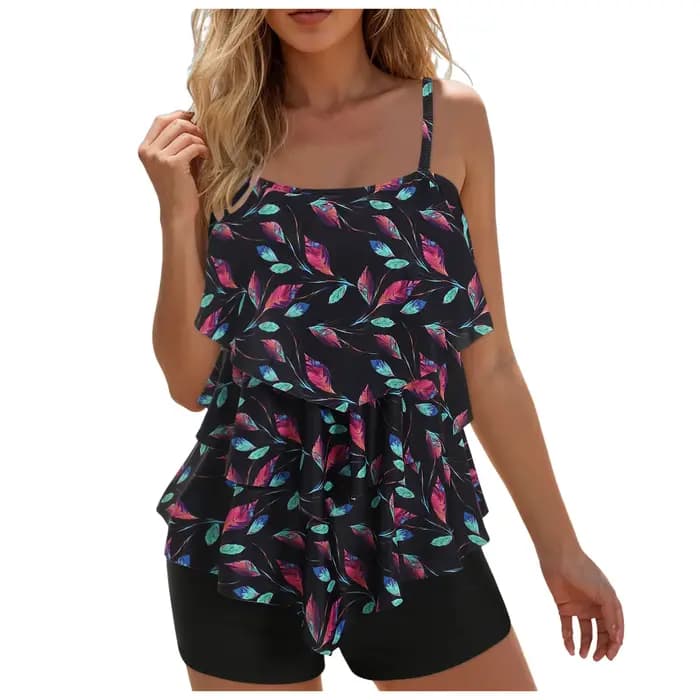 Ensembles de bikinis taille haute pour femmes