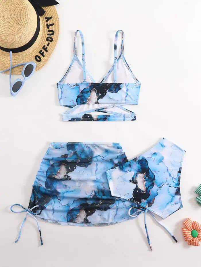 Maillot de bain pour filles de 3 à 12 ans