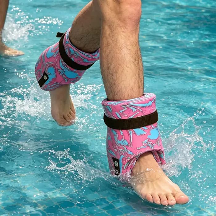 2 poids de cheville réglables pour aquagym, équipement de piscine, exercices aquatiques, entraînement à domicile, spa