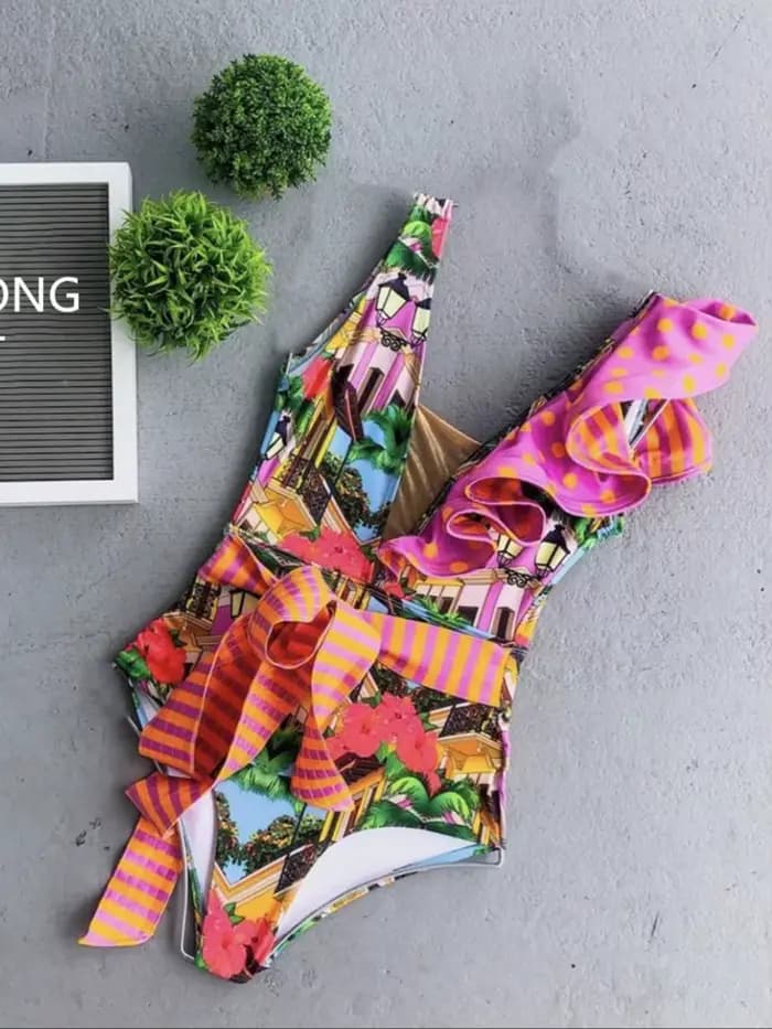 RUOTONGSEPT 2023 femmes maillot de bain à bretelles