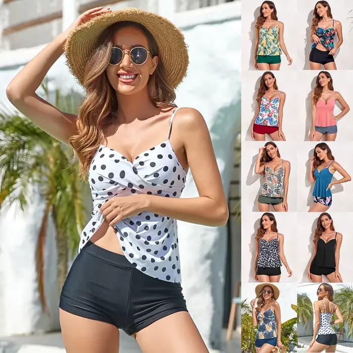 Tankini maillots de bain pour femmes 2 pièces