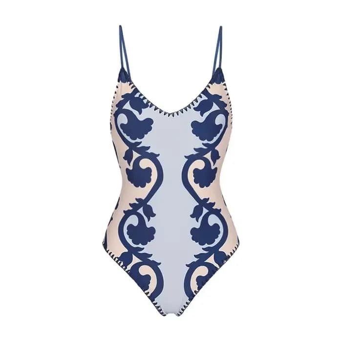 Nouveau 2026 Lot de 2 Maillots de bain une pièce bandeau sexy pour femme, effet push-up, coupe haute, tenue de plage
