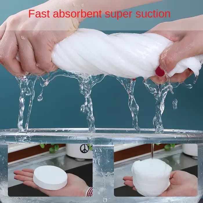 Grandes serviettes de bain épaisses en coton compressé