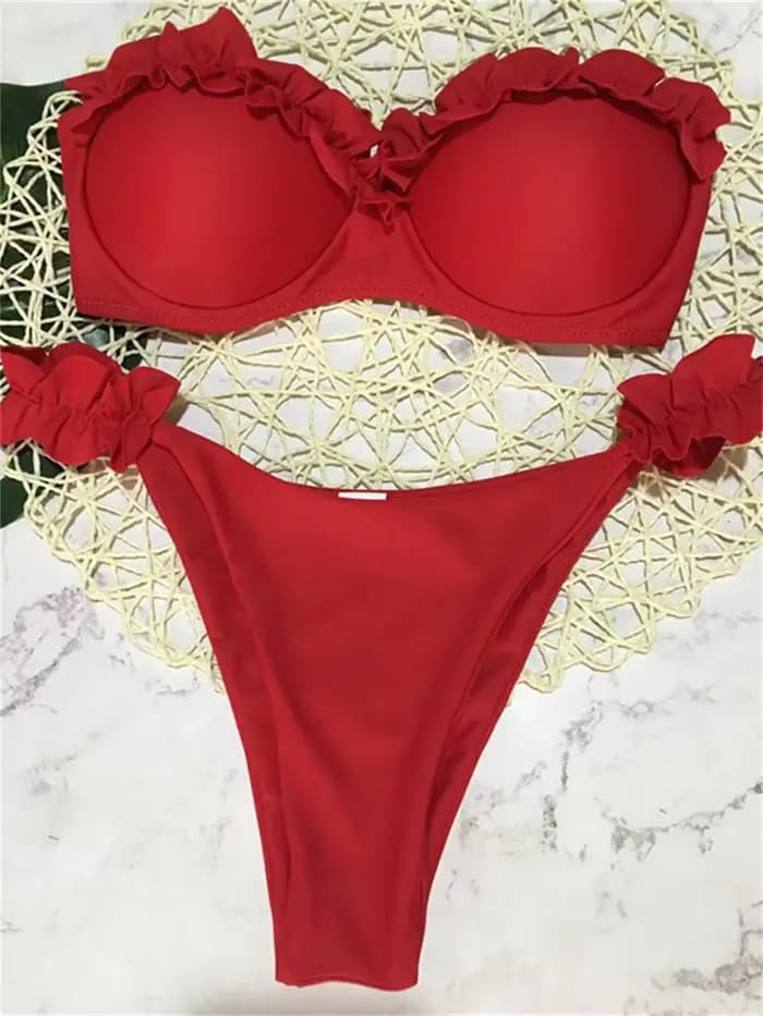 Maillot de bain sexy imprimé animal léopard