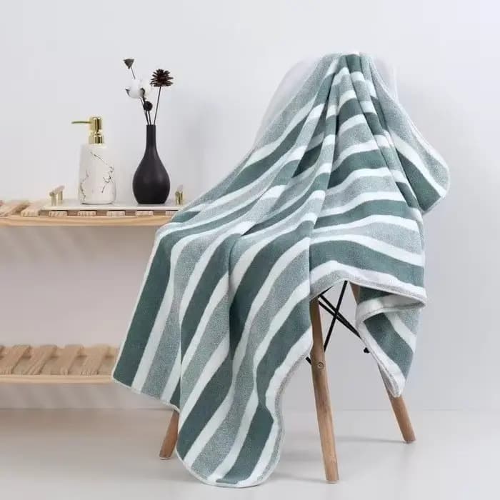 Serviette de bain épaisse, forte absorption d'eau et séchage rapide, ne perd pas ses poils, durable, ultra douce - Très adaptée aux familles et aux plages.
