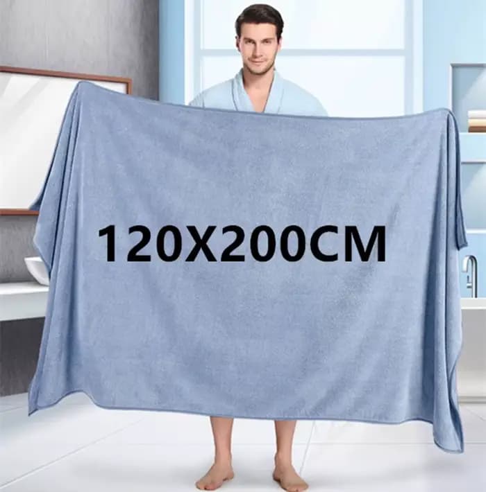 Serviette de bain en microfibre épaisse de haute qualité