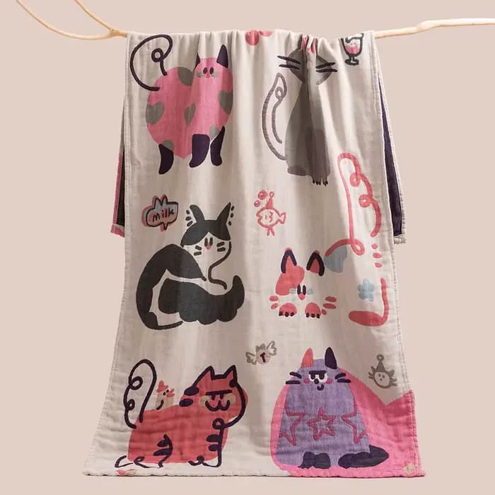 Serviette de bain en coton