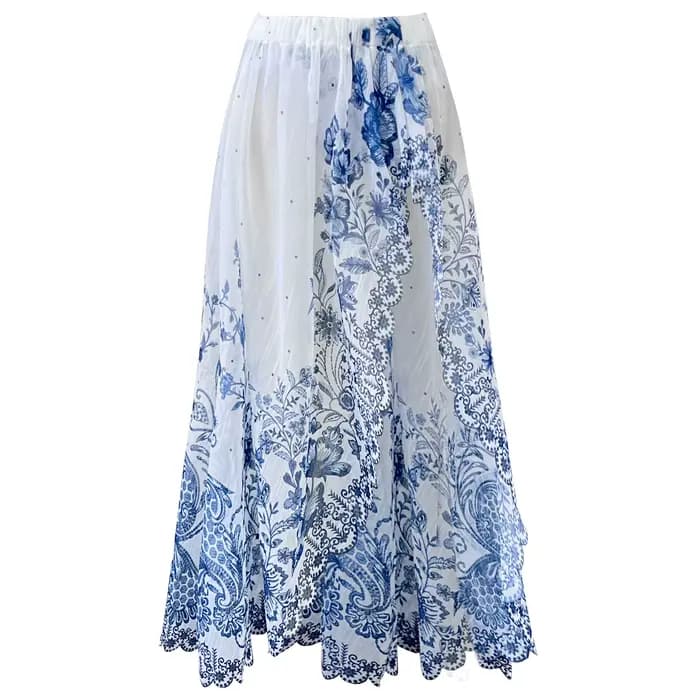 Maillot de bain une pièce rétro 2026 avec jupe, bretelles fines, imprimé floral, amincissant, pour femme, tenue de plage