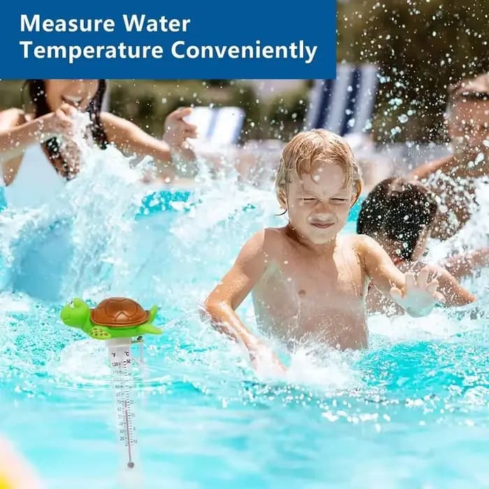Nouveau thermomètre de piscine tortue