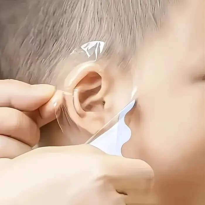 20 patchs d'oreille imperméables |   Cache-oreilles de bain pour bébé pour nager, douche et laver les cheveux, prévenir l'infection de l'eau