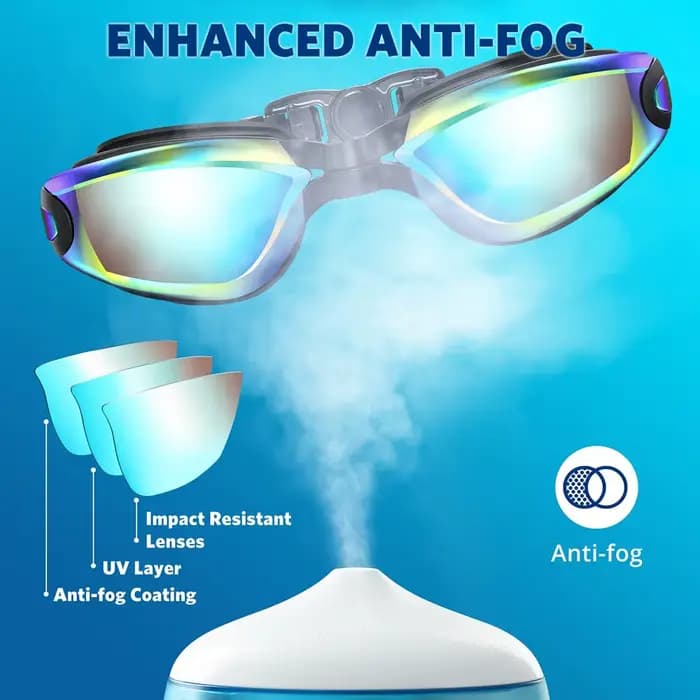 Lunettes de natation professionnelles imperméables