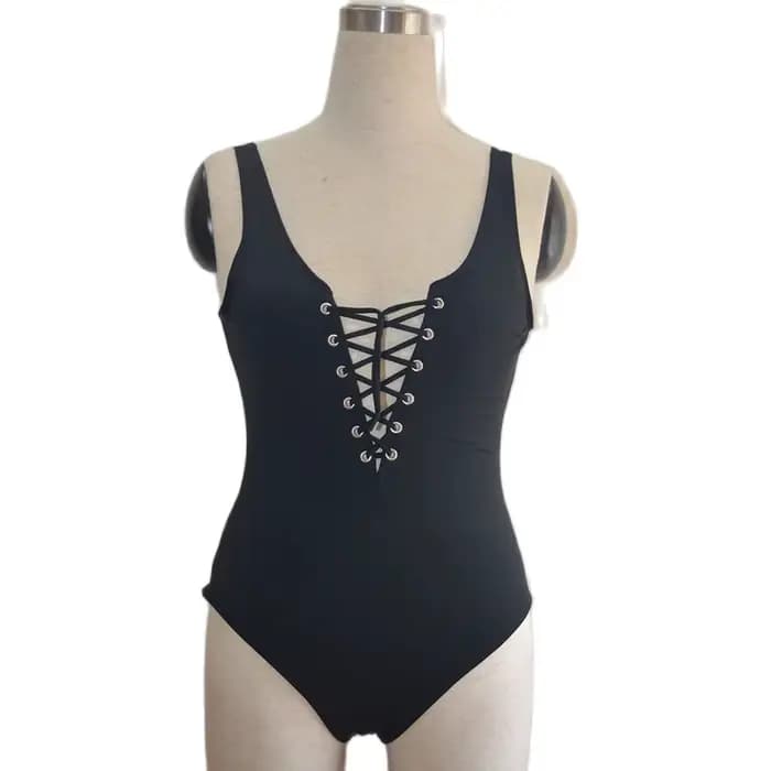 Maillot de bain dos nu pour femme, body sexy, tenue de plage, push up