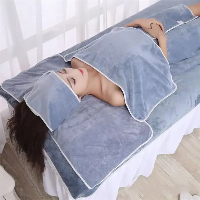 Ensemble de serviettes de luxe pour cheveux, visage, corps, salon esthétique, spa, cosmétiques, maquillage, studio, turban, serviette de bain, clinique de beauté