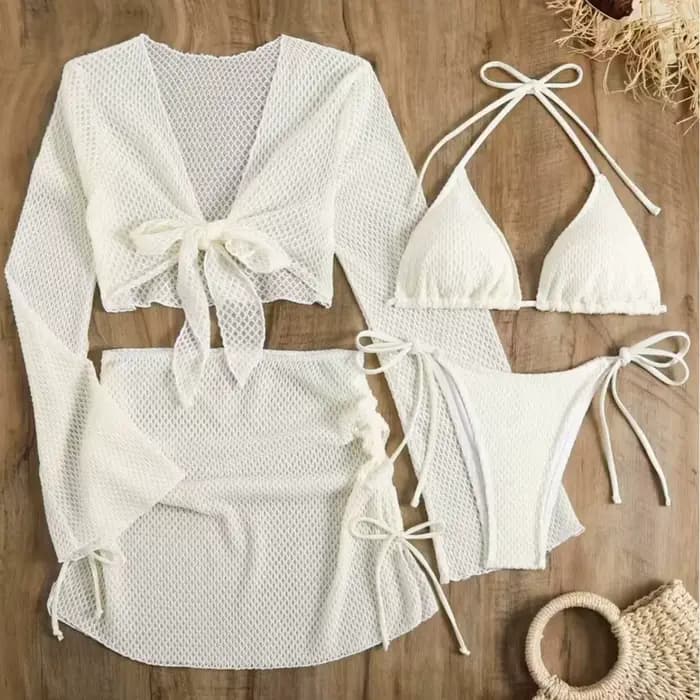 Maillot de bain sexy pour vacances à la plage, nouvelle collection 2026, couleur unie, pour femme adulte, séchage rapide, haute élasticité, éco-responsable