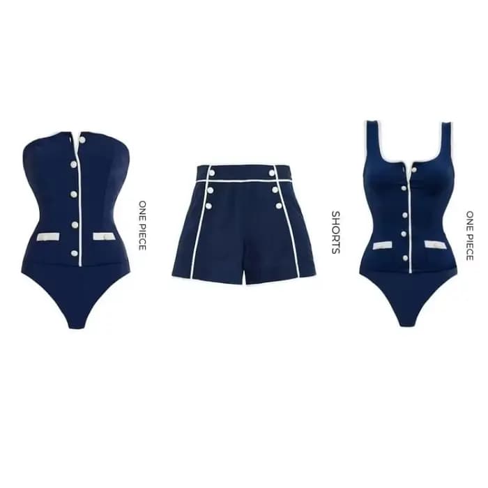 Flaxmaker 2025 femmes élégant une pièce maillot de bain et Shorts été Vaction maillots