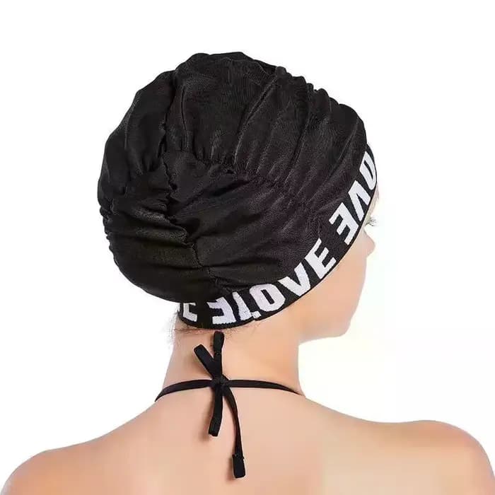 Bonnet de bain pour femme Love Print