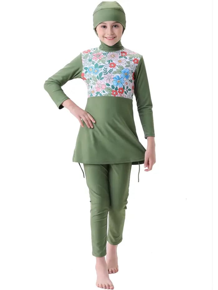Maillot de bain islamique Hijab pour filles