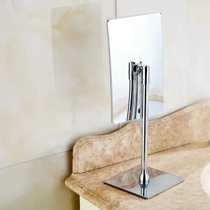 Becola – miroir de bain flottant carré, grossissant 3X, cosmétique, salle de bain, miroir de maquillage simple face, B-928
