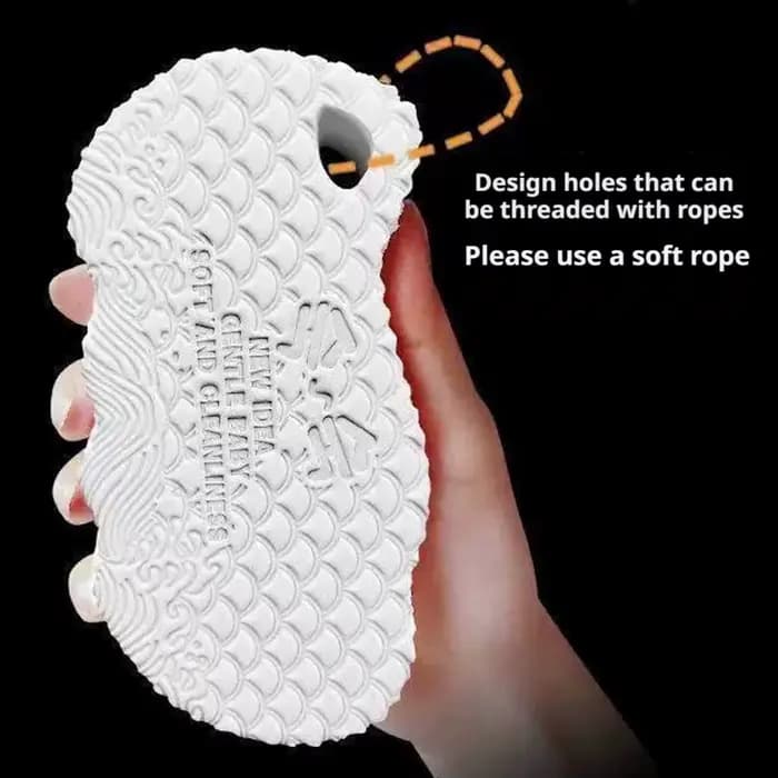 Éponge de bain magique 3D pour enfants, exfoliante pour le corps, élimine les peaux mortes, masseur, brosses de douche nettoyantes, éponge exfoliante, accessoire indispensable