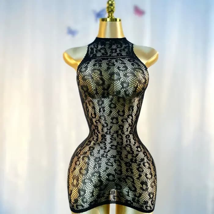 Robe en résille ajourée, Cover-Up Sexy, sans Bikini, vacances d'été, DS029